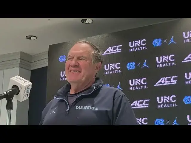 Video thumbnail for #UNC coach Bill Belichick fields many non-football questions at his pre-ETSU press conference.
