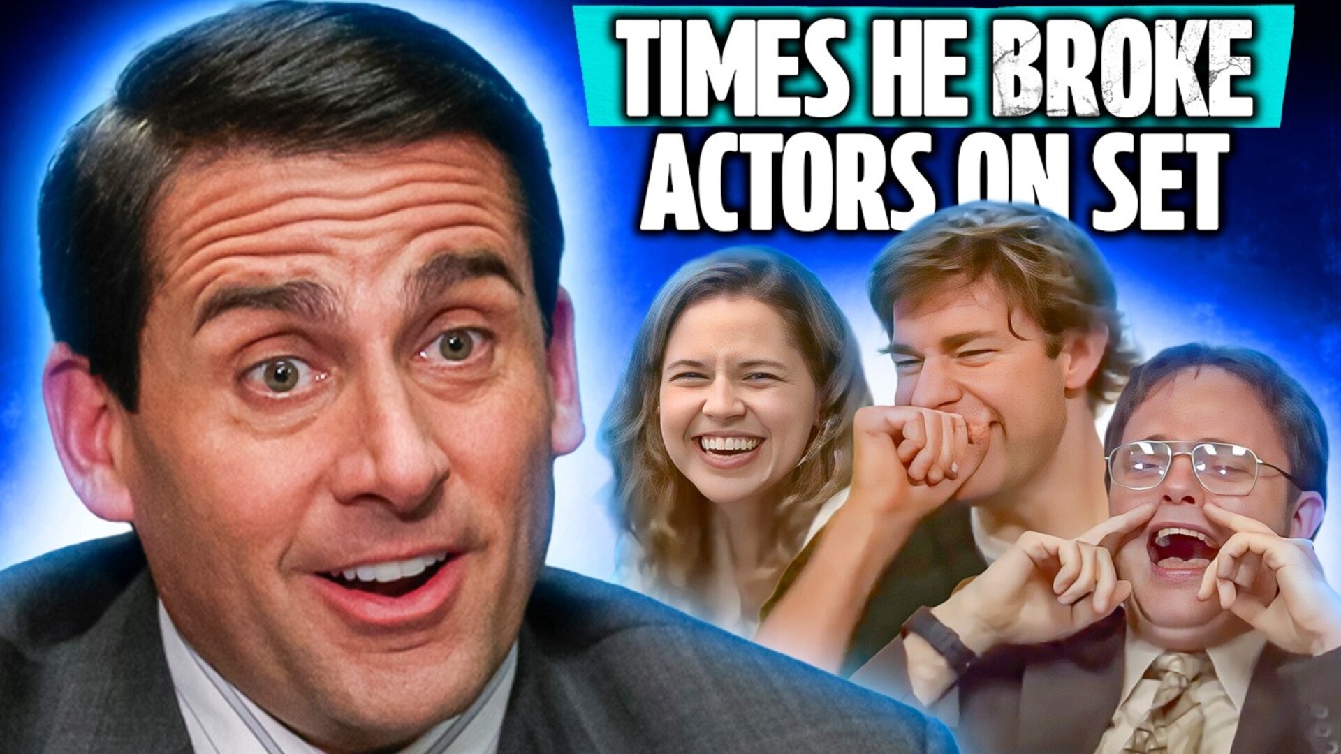 Video thumbnail for 10 Times Steve Carell Broke Other Actors On Set Of The Office