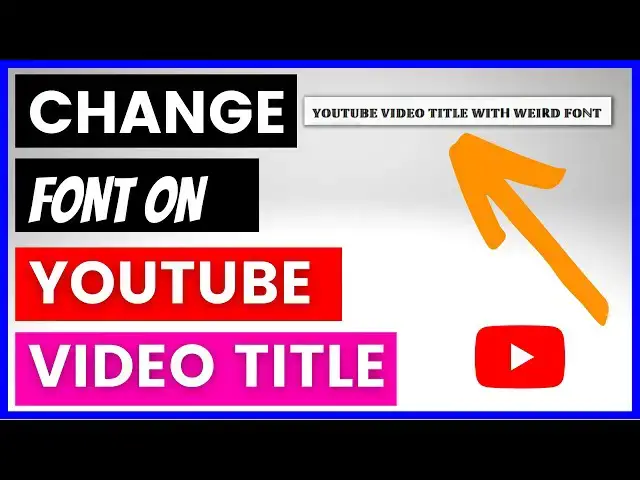 Video thumbnail for How To Change Font Of Your YouTube Video Titles? [in 2023]