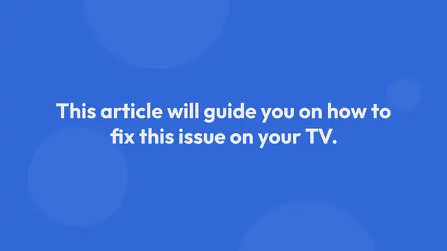 Video thumbnail for Horizontal Lines on LED TV Screen-A Quick Guide