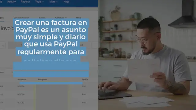 Video thumbnail for ¿Cómo crear una factura de PayPal? (Tutorial para usuarios novatos)