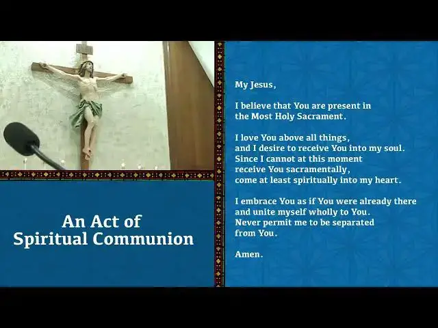 'Video thumbnail for Holy Mass from St Edward the Confessor in Tallulah 09-15-2024'