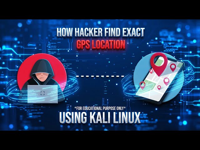 Video thumbnail for How hackers find locations from IP addresses (KALI LINUX TUTORIAL)