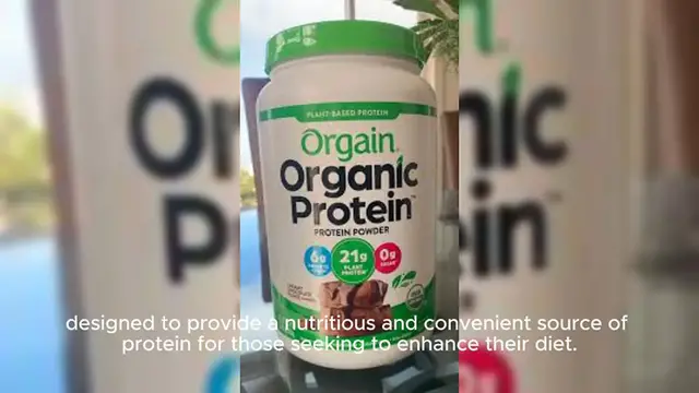 Video thumbnail for Orgain (Organic Protein)