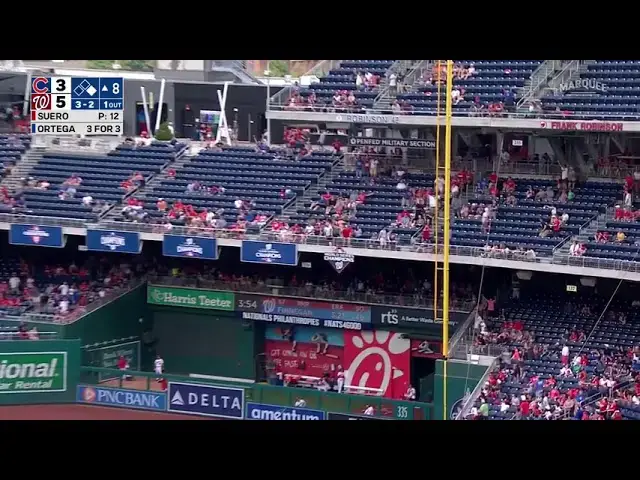 'Video thumbnail for Rafael Ortega crushes a two-run home run 8/1/21'