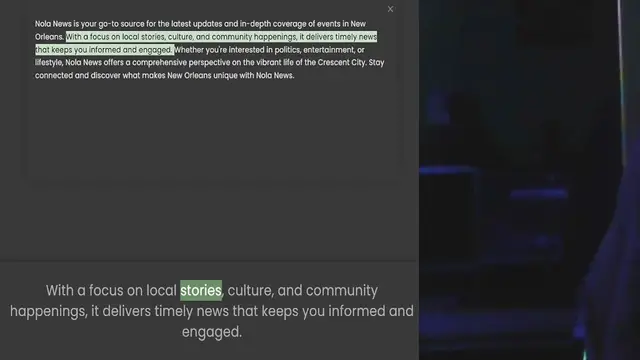 Video thumbnail for Nola News is your go-to source for the latest updates and in-depth coverage of events in New Orleans. With a focus on local stories, culture, and community happenings, it delivers timely news that keeps you informed and engaged. Whether y