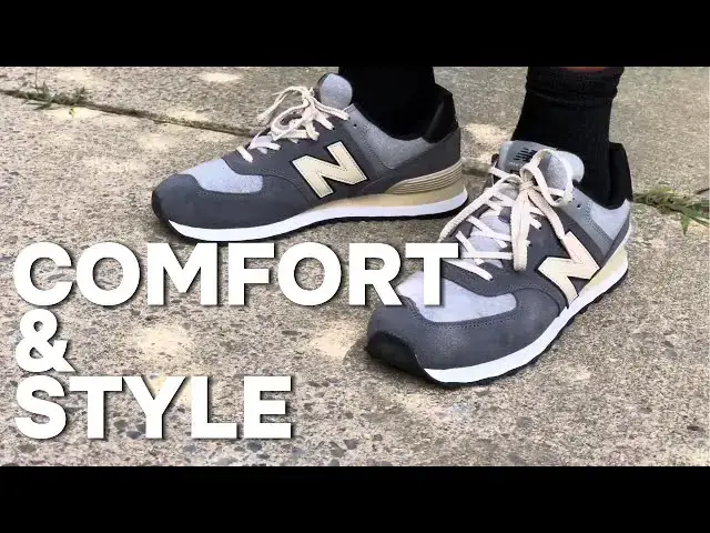 'Video thumbnail for This New Balance 574 Grey & Beige Screams Comfort & Style'