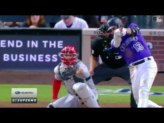 'Video thumbnail for Alan Trejo KNOCKS a RBI Single! | Colorado Rockies | 4/10/2023'