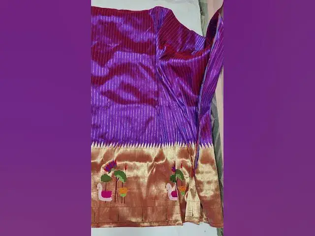 Video thumbnail for पैठनी लेहंगा फॅब्रिक Paithani lehenga fabric #paithani #lehenga #lehengafabric