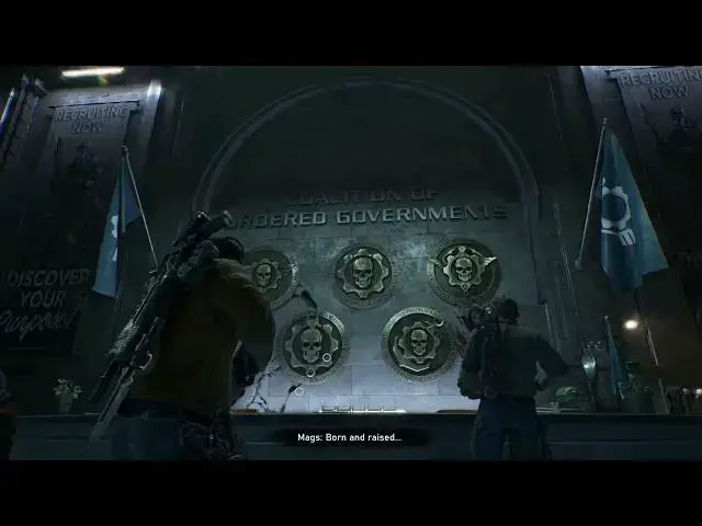 Video thumbnail for Gears of War: E-Day - Act 1 Chapter 2: Look Around The Recruitment Center (Helmet, Boots, Magazine)