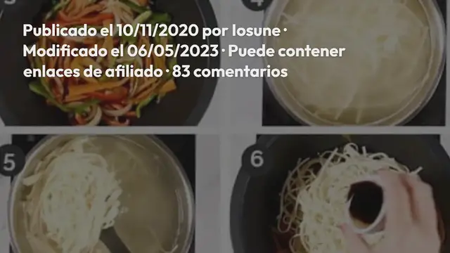 Video thumbnail for Noodles con Verduras