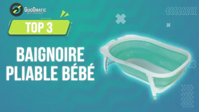 Video thumbnail for ⭐️ TOP 3 : BAIGNOIRE PLIABLE BEBE 2023