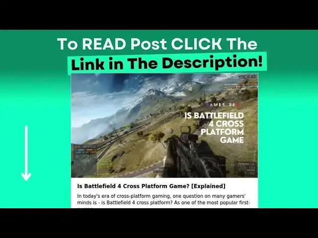 Video thumbnail for Is Battlefield 4 Cross Platform Game? [Explained]