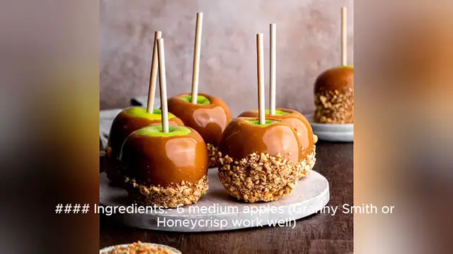 Video thumbnail for caramel apples recipe