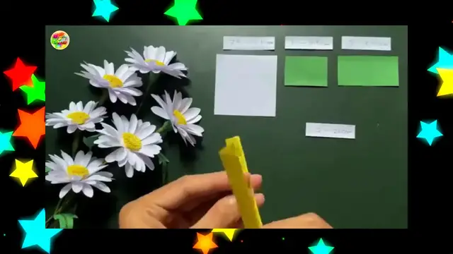 Video thumbnail for How To Make Daisy Paper Flower