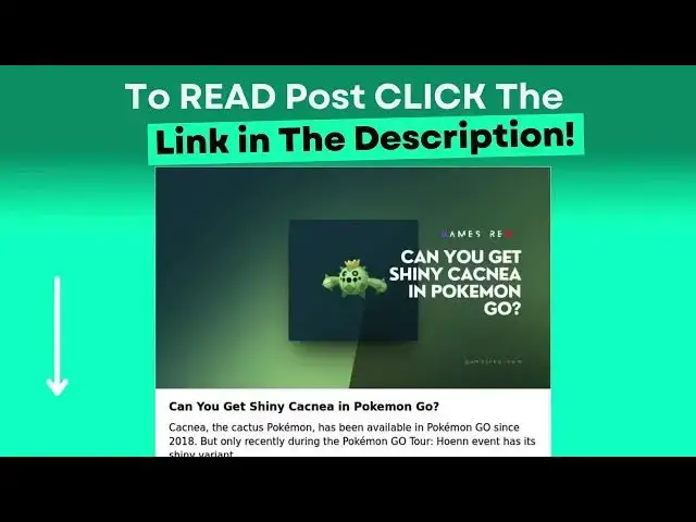 Video thumbnail for Can You Get Shiny Cacnea in Pokemon Go?