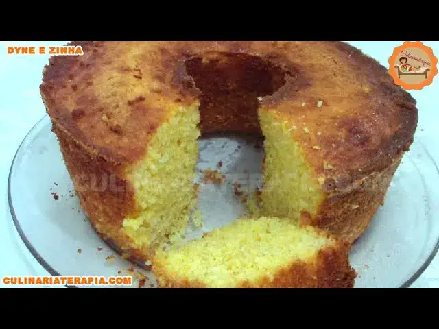 Video thumbnail for Bolo de Fubá Flocos de🌽Milho, Bolo de Fubá🌽Milharina Fácil e Rápido