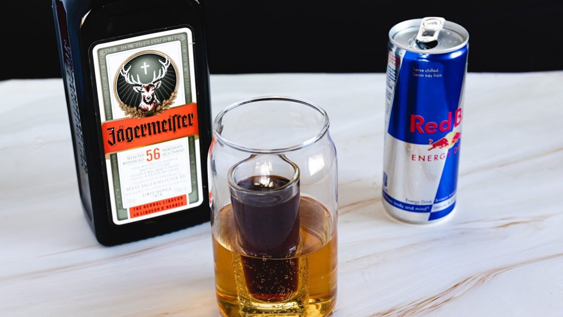 Video thumbnail for Jäger Bomb Shot Recipe