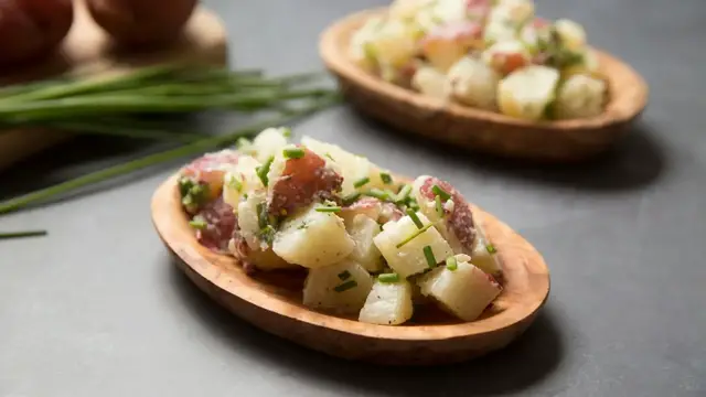 'Video thumbnail for This Potato Salad Recipe Only Requires 3 Ingredients'