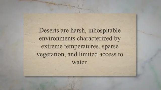 Video thumbnail for Evolutionary adaptations in desert animals