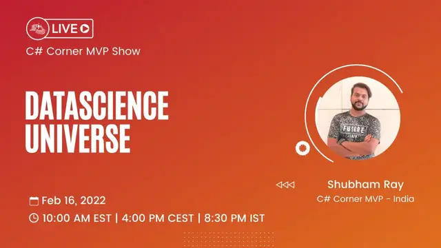 'Video thumbnail for Data Science Universe - MVP Show ft. Subham Ray'