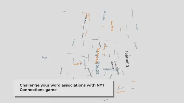 'Video thumbnail for NYT Connections Hint: Mastering the New York Times Connections Game'