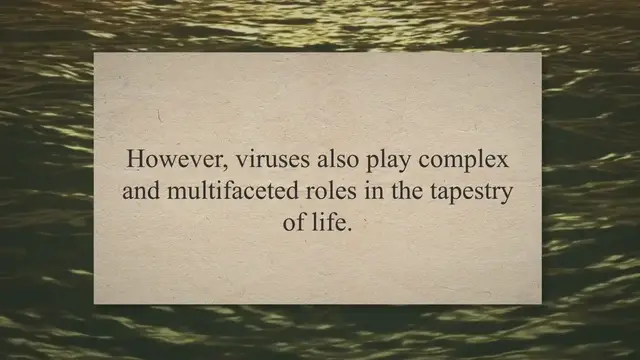 Video thumbnail for The role of viruses in life