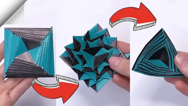 'Video thumbnail for Paper toy antistress transformer | DIY crafts easy'