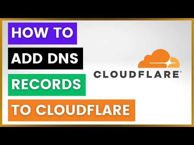 Video thumbnail for How To Add DNS Records To Cloudflare? [in 2025]
