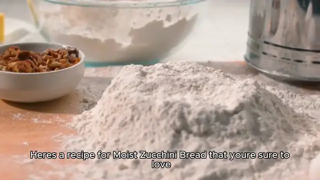 Video thumbnail for zucchini bread recipe moist