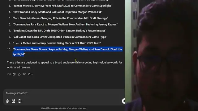 'Video thumbnail for Commanders Game Drama Saquon Barkley, Morgan Wallen, and Sam Darnold Steal the Spotlight'