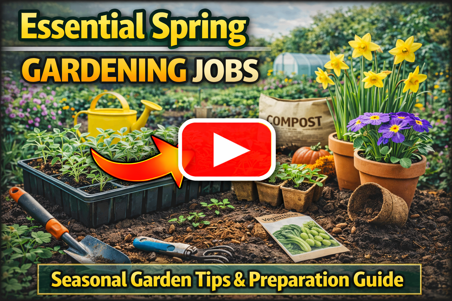 Video thumbnail for Essential Spring Gardening Jobs | Seasonal Garden Tips & Preparation Guide