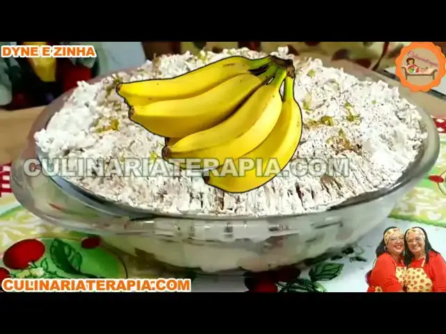 'Video thumbnail for Pavê Cremoso de Banana Caramelada - Sobremesa Econômica de Banana Caramelada na Travessa'