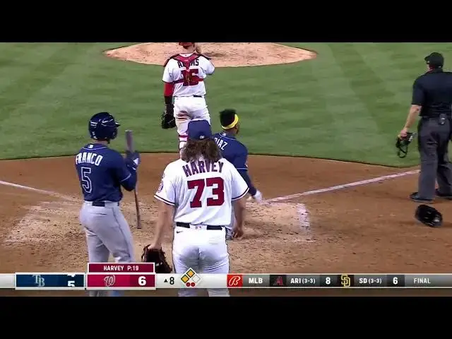 'Video thumbnail for Randy Arozarena SMACKS His 2nd RBI Double, Scoring Yandy Diaz! | Tampa Bay Rays | 4/4/2023'