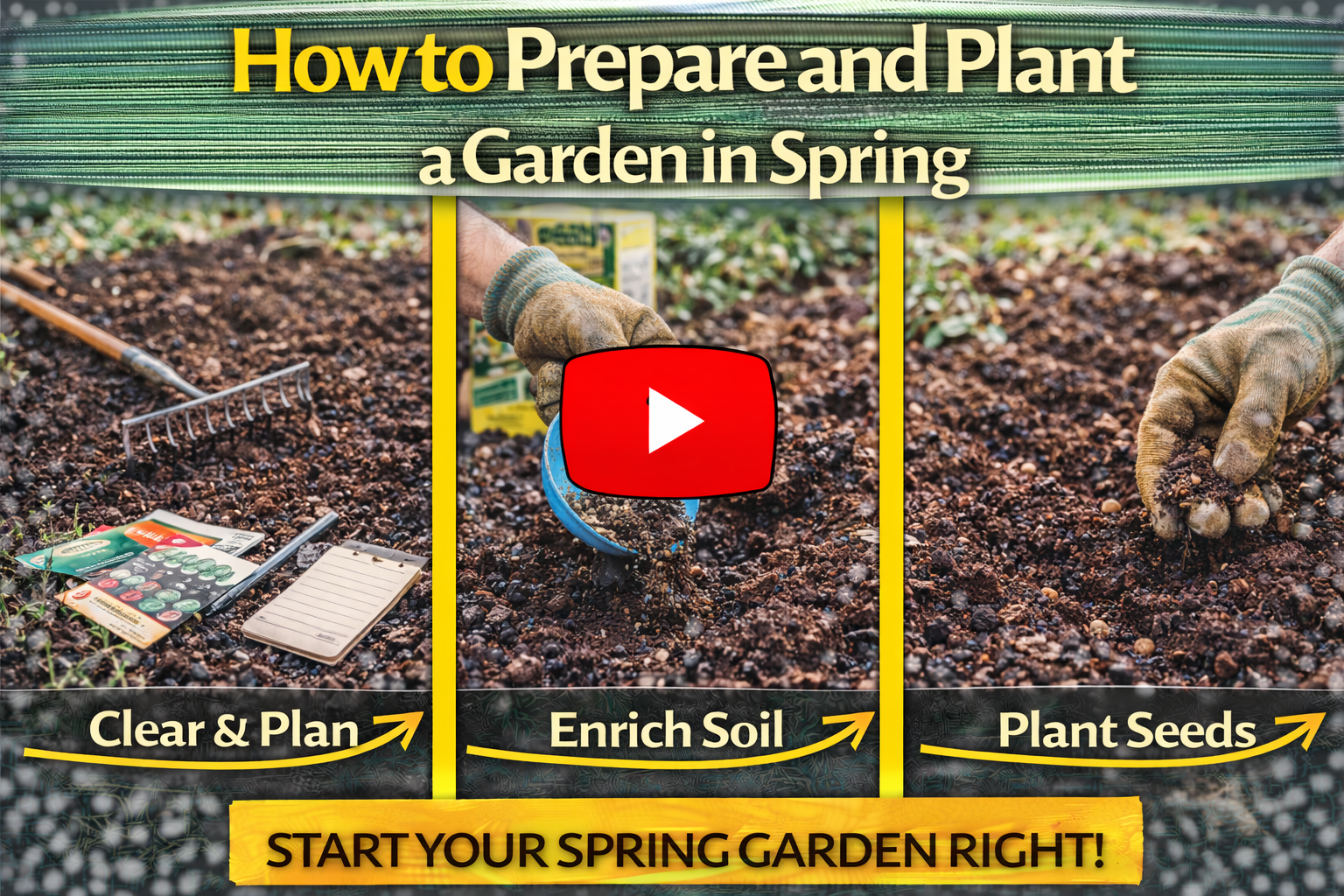 Video thumbnail for How to Prepare and Plant a Garden in Spring
