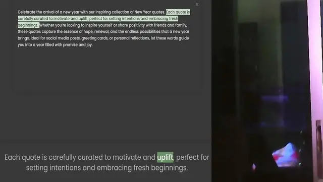 Video thumbnail for Celebrate the arrival of a new year with our inspiring collection of New Year quotes. Each quote is carefully curated to motivate and uplift, perfect for setting intentions and embracing fresh beginnings. Whether you’re looking to inspire