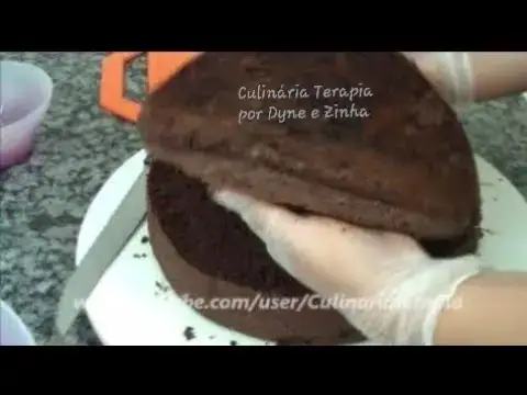Video thumbnail for PÃO DE LÓ DE CHOCOLATE PERFEITO PARA TORTAS E BOLOS DECORADOS