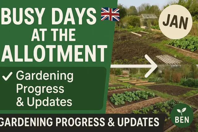 'Video thumbnail for Busy Days at the Allotment Garden | Gardening Progress & Updates'