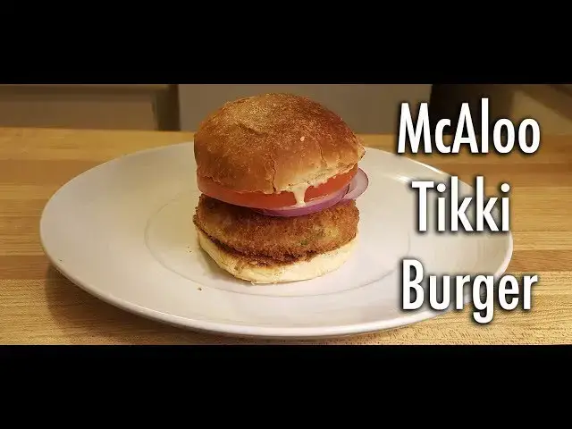 Video thumbnail for Homemade McAloo Tikki Burger | McDonald's India Inspired Potato Burger | Cooking with Anadi