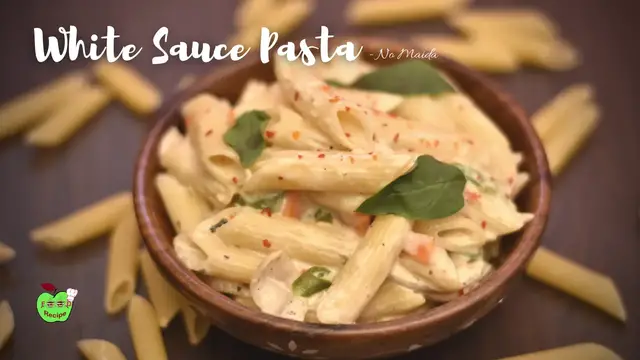 'Video thumbnail for White Sauce Pasta without Maida (flour)'