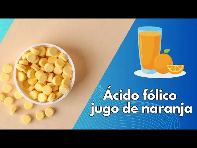 Video thumbnail for Ácido fólico jugo de naranja