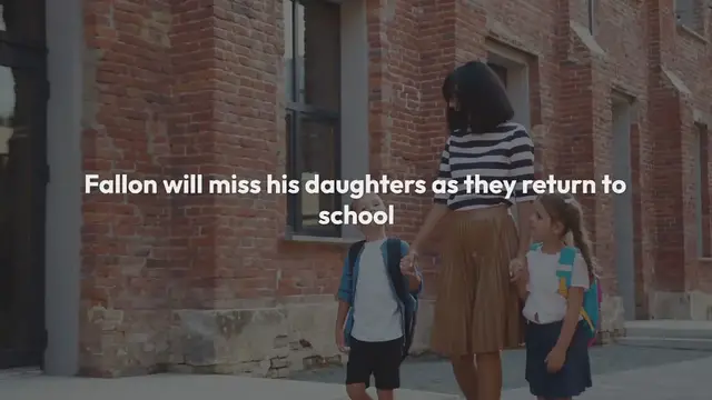 Video thumbnail for Jimmy Fallon on Back-to-School Blues: 'I'll Miss My Kids So Much'