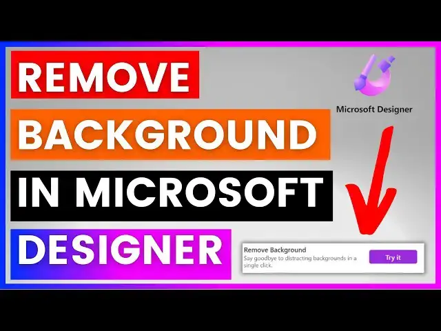 Video thumbnail for How To Remove Background Of An Image In Microsoft Designer? [in 2024]