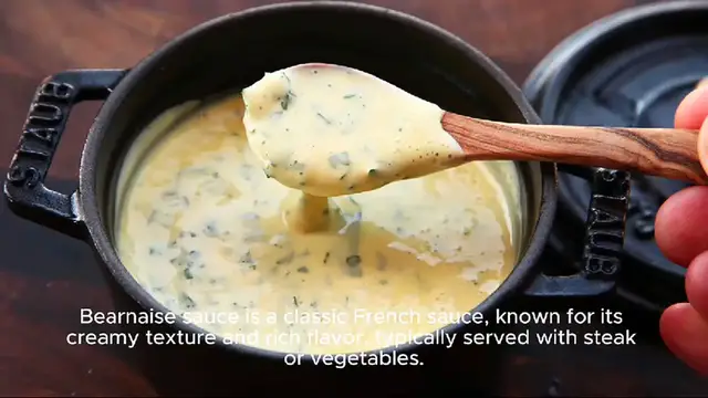 Video thumbnail for bearnaise sauce recipe