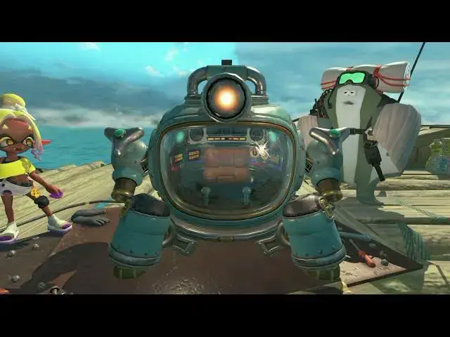 Video thumbnail for Splatoon Raiders - Lehlo Island: Mechanic Discovers First Buddy Bot Cutscene