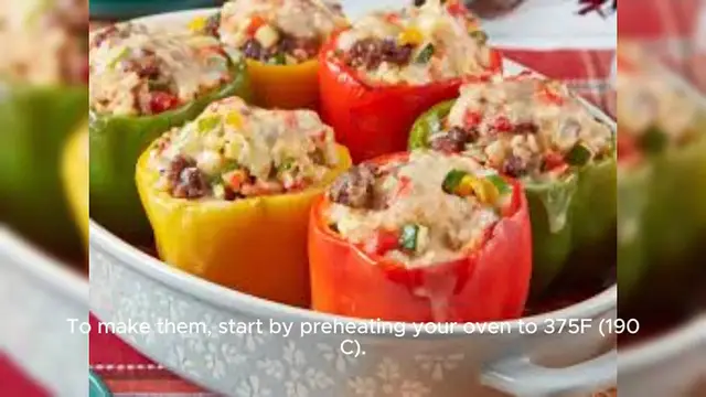 Video thumbnail for Stuffed Peppers Recipe