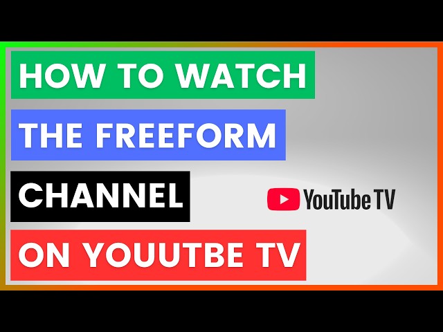 Video thumbnail for How To Watch The Freeform Channel On YouTube TV? [in 2026]