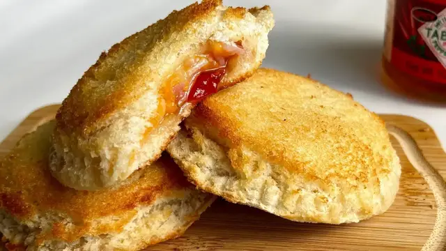 Video thumbnail for Uncrustables-Inspired Grilled Ham And Cheese Sandwich Recipe