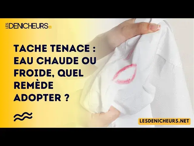 'Video thumbnail for Tache tenace : Eau chaude ou froide, quel remède adopter ?'
