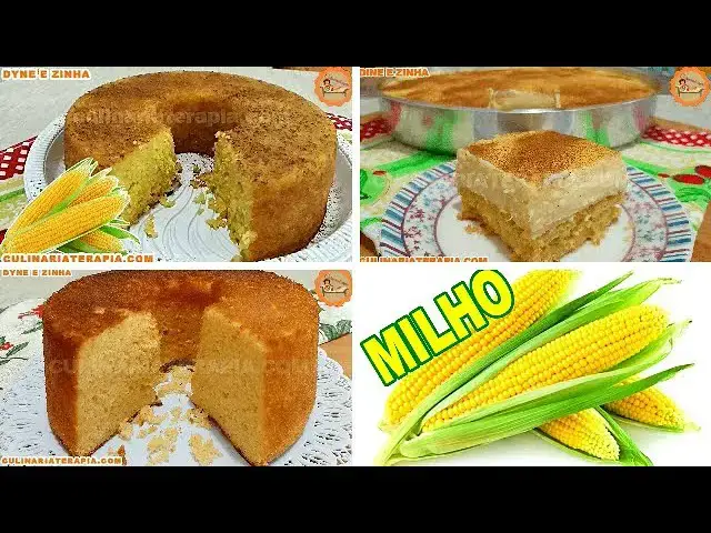 Video thumbnail for Faça 3 receitas saborosas de bolo de milho em versões que iram surpreender a todos